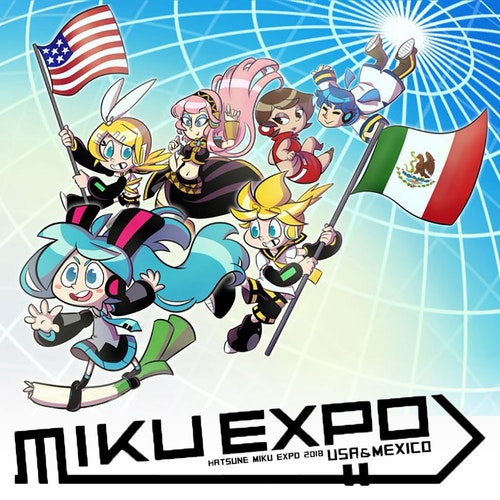 mikuページです♡ Poster Special A3 Clear Poster Hatsune Miku & Hoshinoichika 