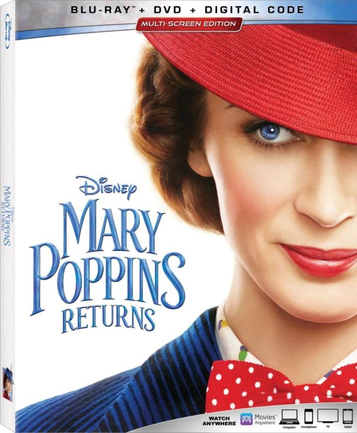 Mary Poppins Blu-ray Box Art