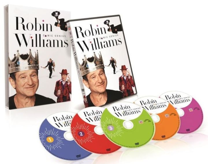ROBIN WILLIAMS 5DVD Set Product Shot.SMALL
