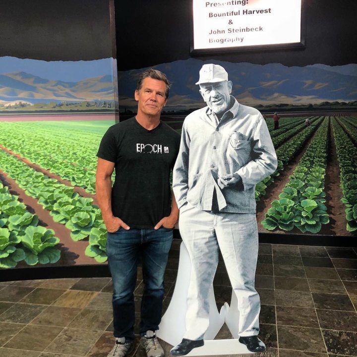Josh Brolin Visiting Steinbeck Center